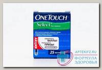 Тест-полоски one touch select N25