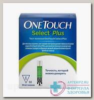Тест-полоски One Touch select plus N 50