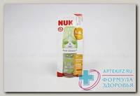 Nuk First Choice+ бутылочка стеклянная с силикон соской р.М 0-6мес 120мл N 1