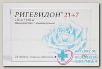 Ригевидон 21+7 таб п/об N 28